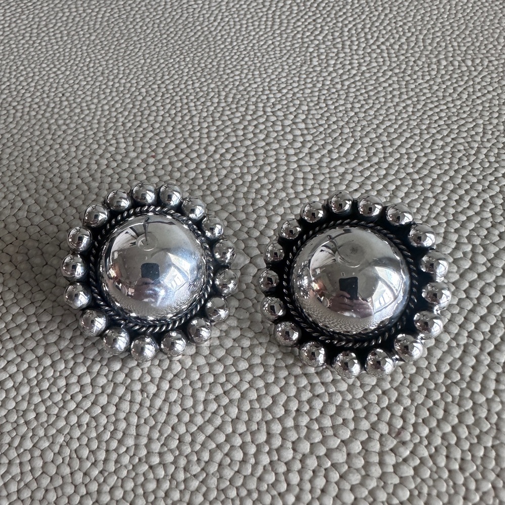 Large Sterling Silver Earrings